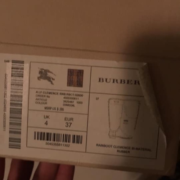 Burberry Rainboots - Picture 4 of 4